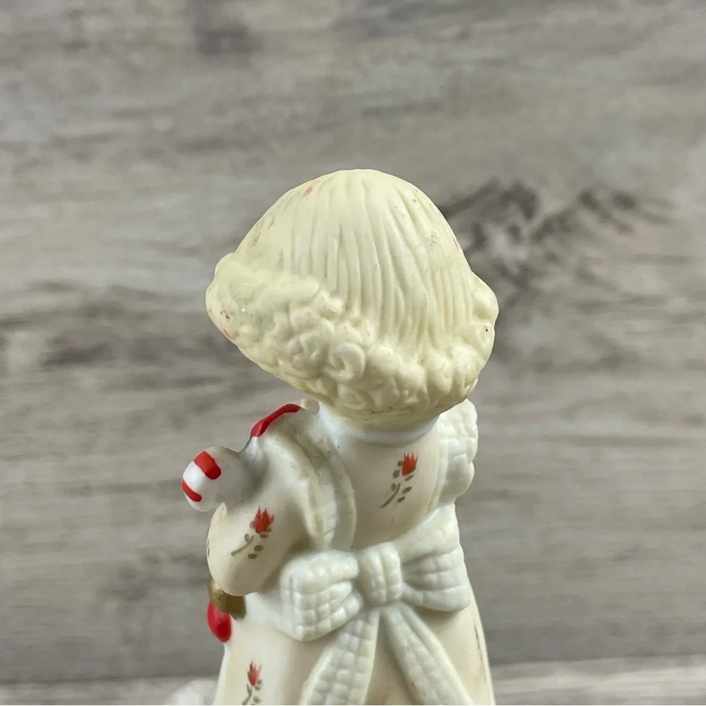 Vintage Enesco Night Before Christmas Girl E-2341 Porcelain